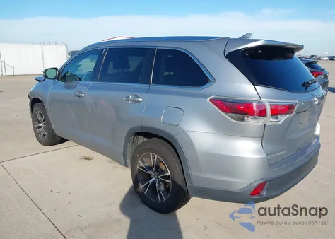 2016 Toyota Highlander Xle V6 z USA, uszkodzony, nr VIN 5TDKKRFH5GS136586